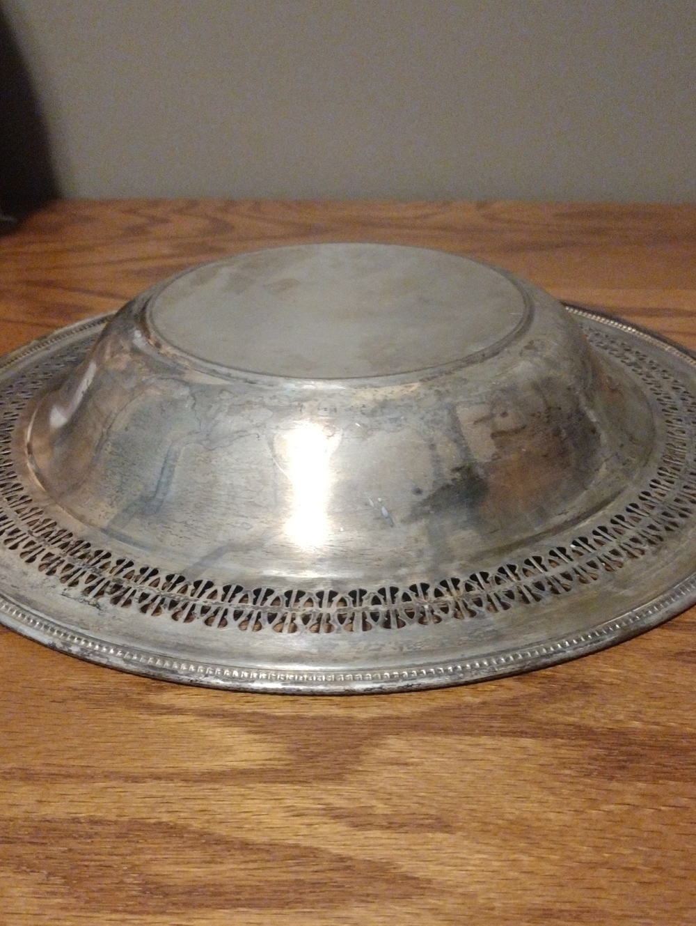 WM ROGERS 4235 Rope Tray/Dish/Bowl - Picture 3 of 6